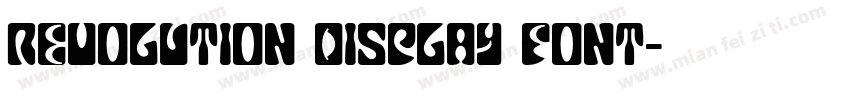 Revolution Display Font字体转换